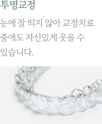 투명교정